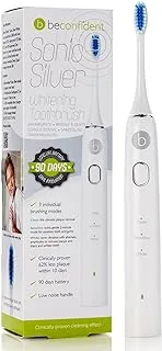 Beconfident Sonic Silver Electric Whitening Toothbrush Whitesilver Unisex