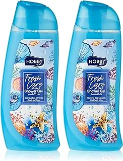 Hobby Fresh Care Shower Gel Body Wash|Calming Sea Minerals | For Daily Germ Protection & Personal Hygiene | 500ml (Value Pack of 2)