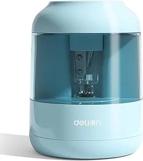 Deli Electric Pencil Sharpener, Blue