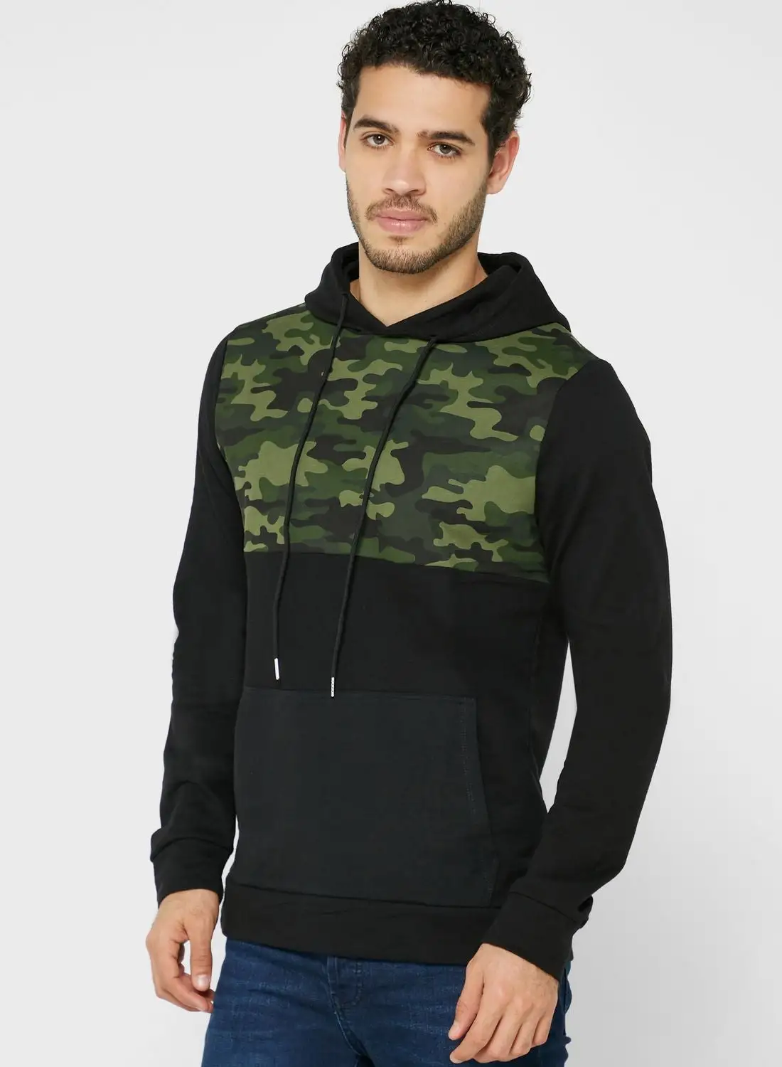 Seventy Five Camo Block  Hoodie