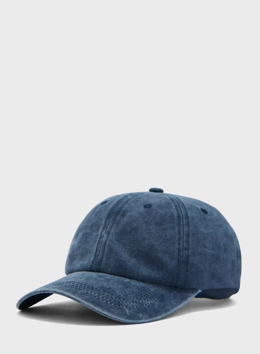 Seventy Five Casual Acid Wash Curve Peak Cap