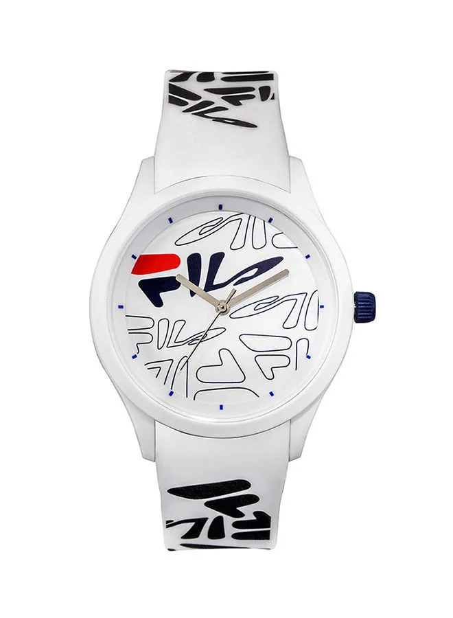 FILA Men's Analog Round Shape Silicone Wrist Watch 38-129-204 - 40 Mm