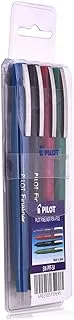 Pilot Fineliner SW-PPF-S4 Pen 0.4 mm Tip, 4 Colors Set