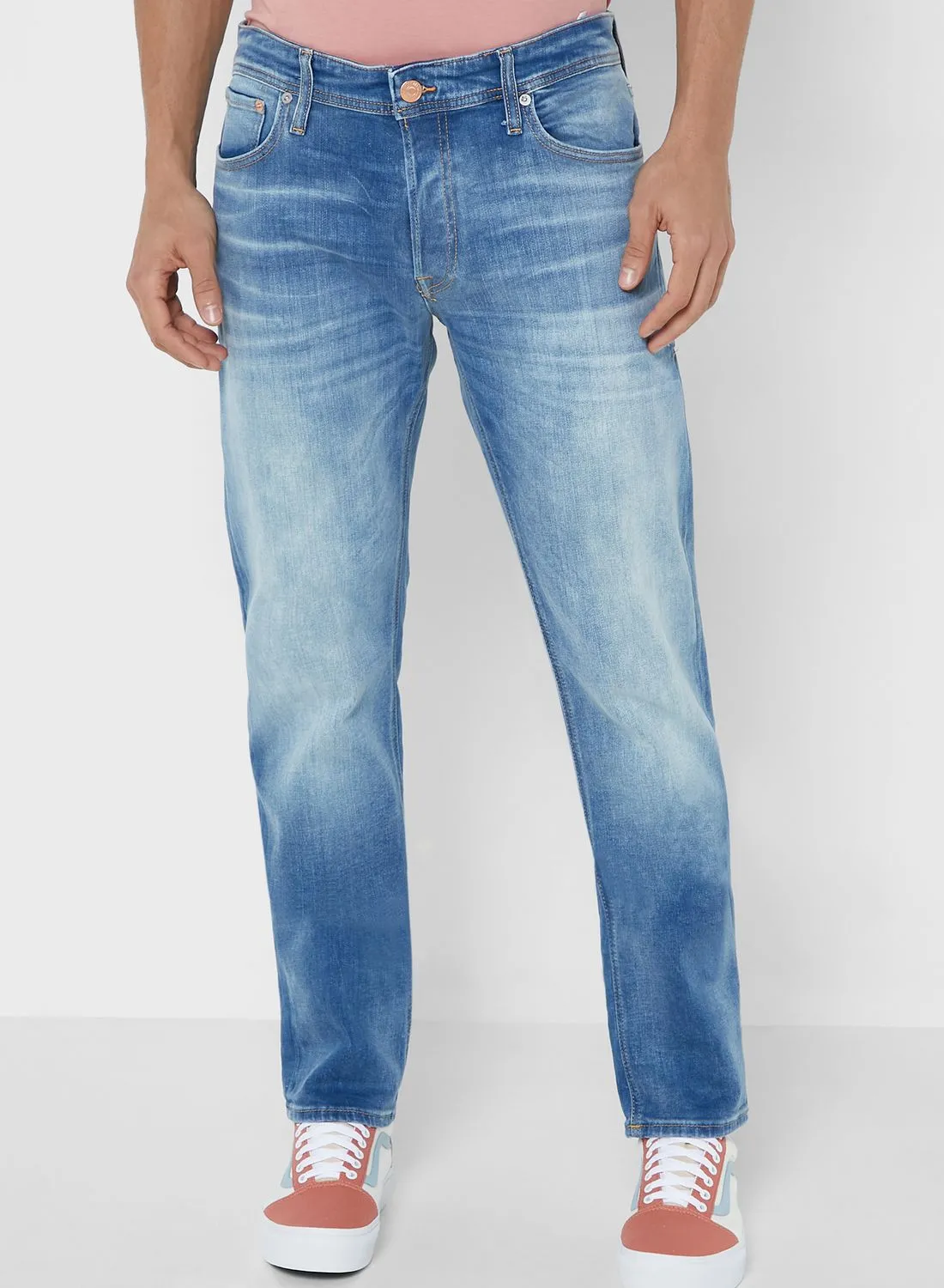 JACK & JONES Light Wash Slim Fit Jeans