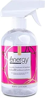 Energy Cosmetics Laundry Freshener & Sanitizer | Soft Cotton | 500 Ml