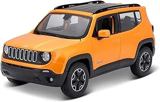 Maisto Jeep Renegade in Orange and 1/24 Scale (31282OR)