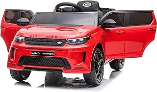 Dorsa Land Rover Electric Kids Ride On Car Licensed RC Remote Control - Red