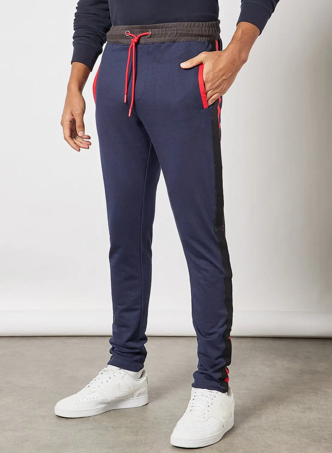 ABOF Regular Fit Joggers Navy/Black