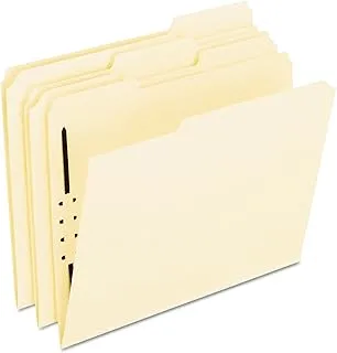 Pendaflex Manila Fastener Folders, Letter Size, 1 Fastener, 1/3 Cut, 50/BX (FM210)