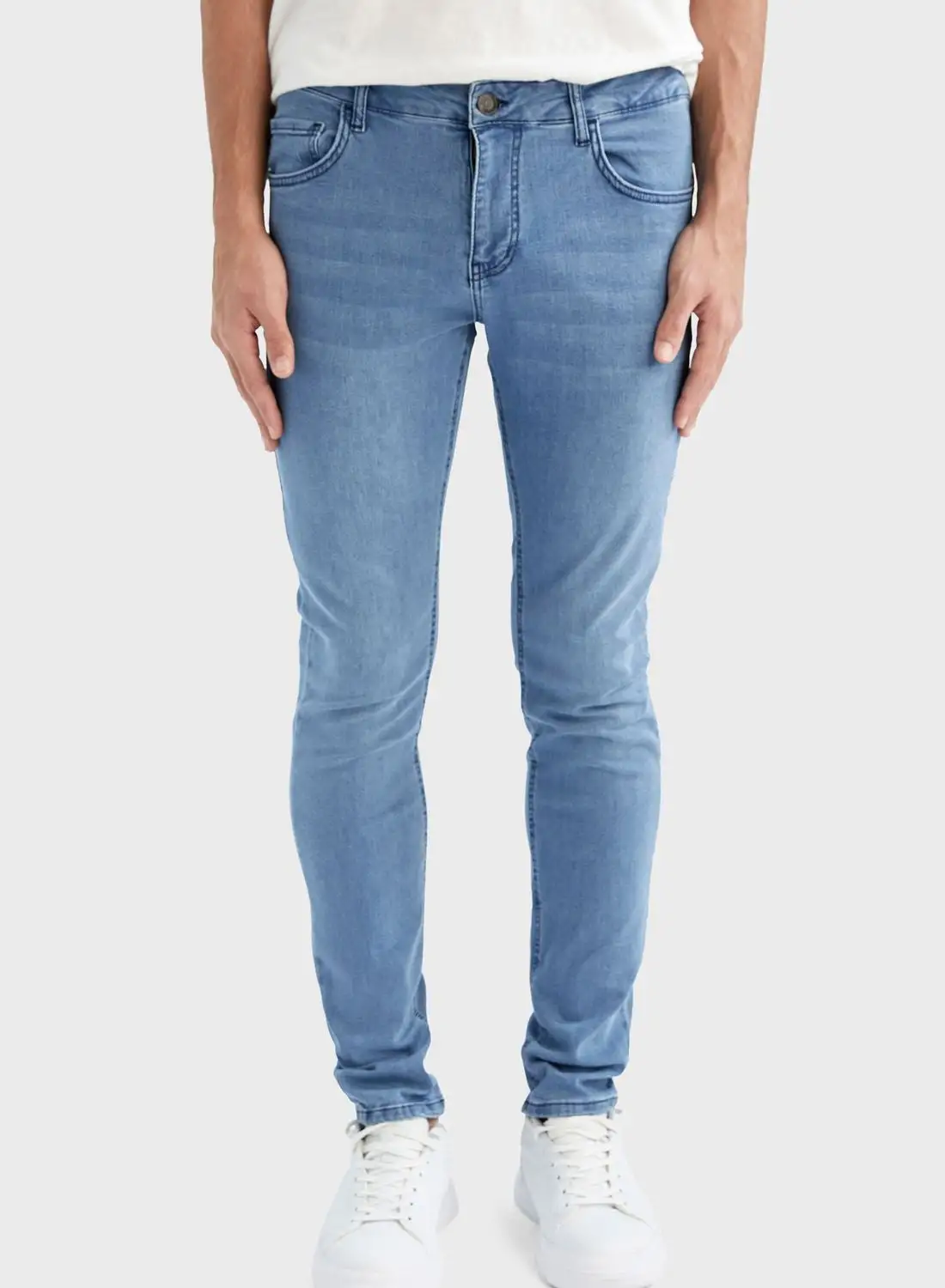 DeFacto Mid Wash Slim Fit Jeans