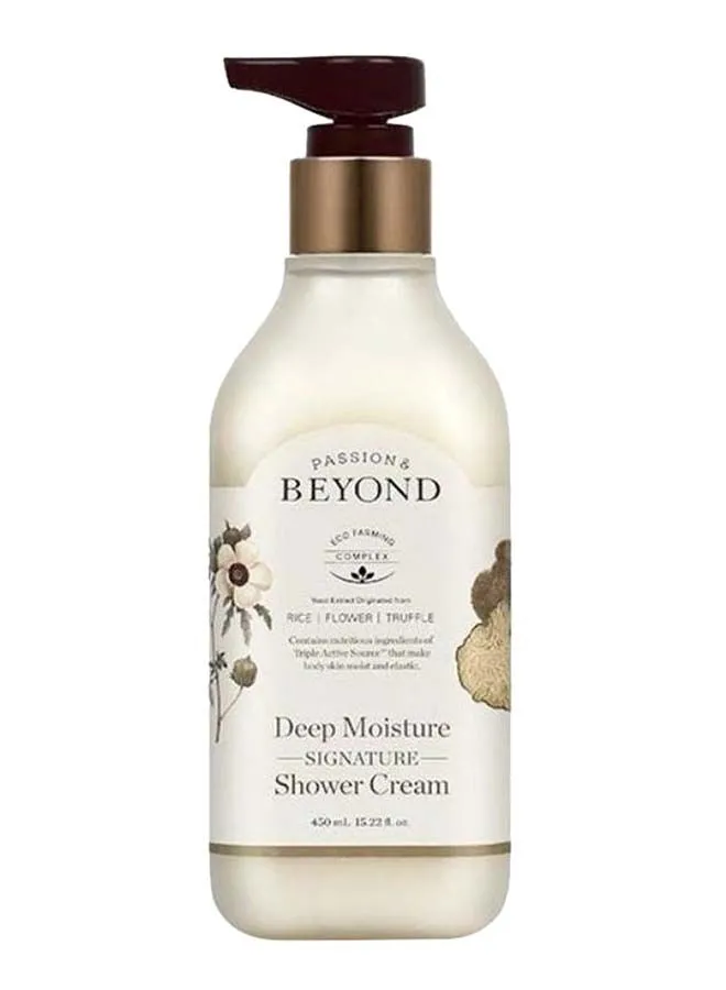 Beyond Deep Moisture Signature Shower Cream White 450ml