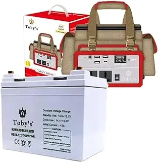 Toby's 50A Rechargeable Battery with 220V and 500W Power Inverter