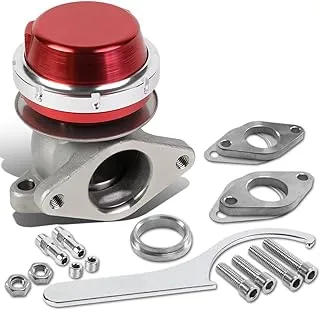 DNA Motoring WG-TS-38MM-T22-RD External Turbo Manifold Wastegate,Red