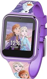 Disney Frozen Touch-Screen Smartwatch, Built in Selfie-Camera, Easy-to-Buckle Strap, Purple Smart Watch