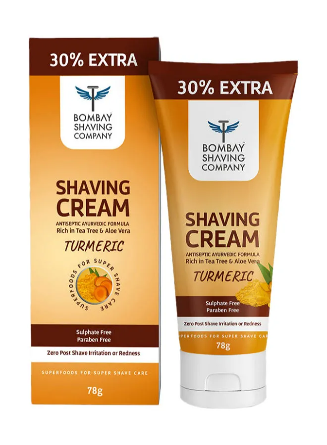 BOMBAY SHAVING COMPANY Turmeric Shaving Cream 78grams