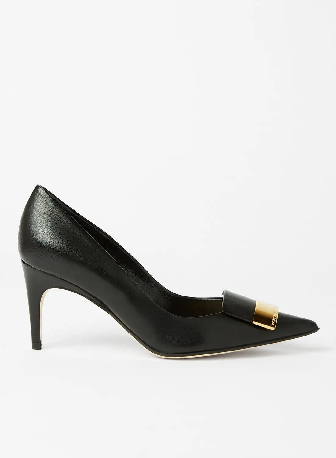 Sergio Rossi SR1 Mid-Heel Pumps Black