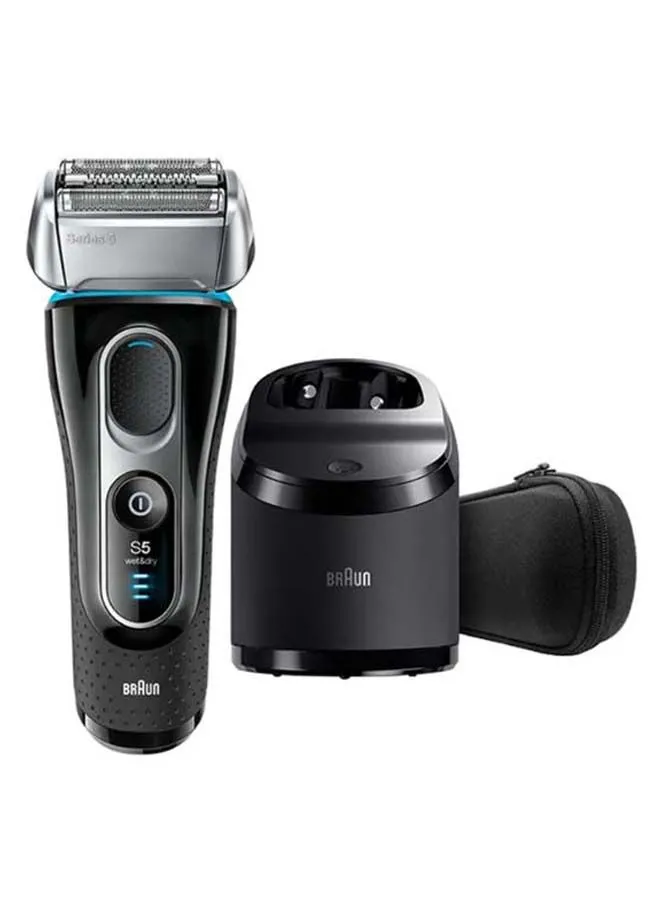 BRAUN Electric Foil Wet And Dry Shaver Set 5195CC Black