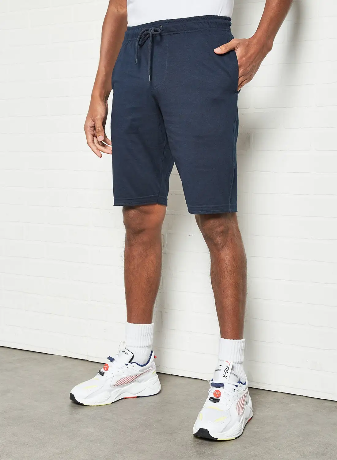 Russell Athletic Delboy Shorts Navy