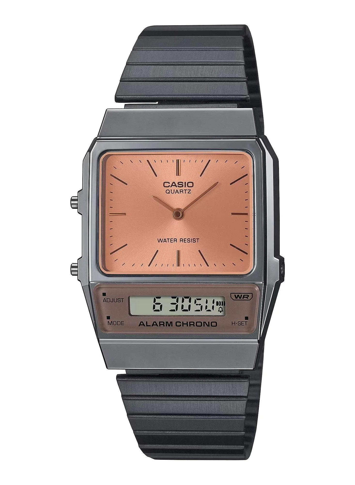 CASIO Analog-Digital Stainless Steel Watch AQ-800ECGG-4A