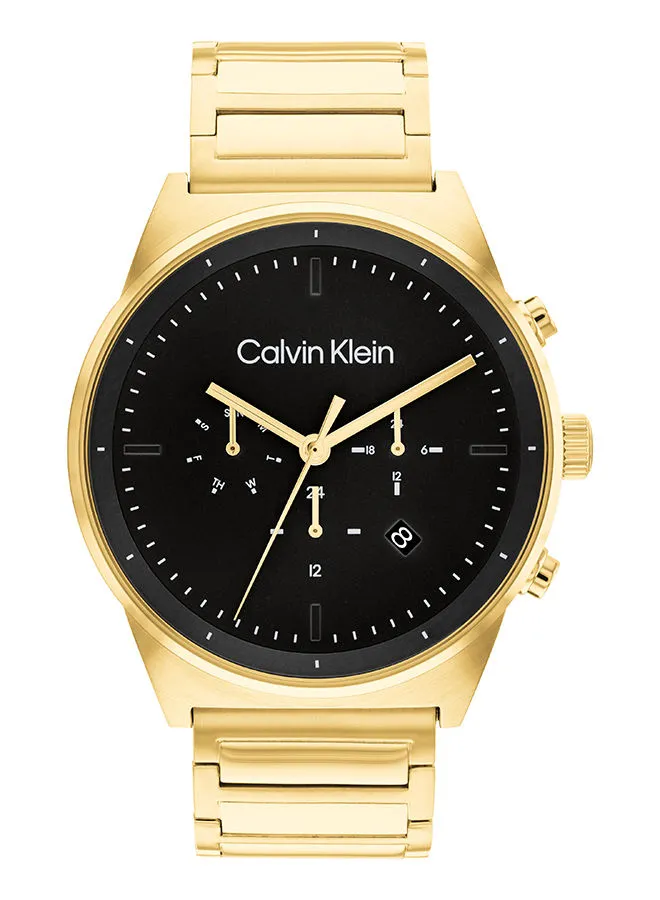 CALVIN KLEIN Men's Analog Round Shape Stainless Steel Wrist Watch 25200294 - 44 Mm