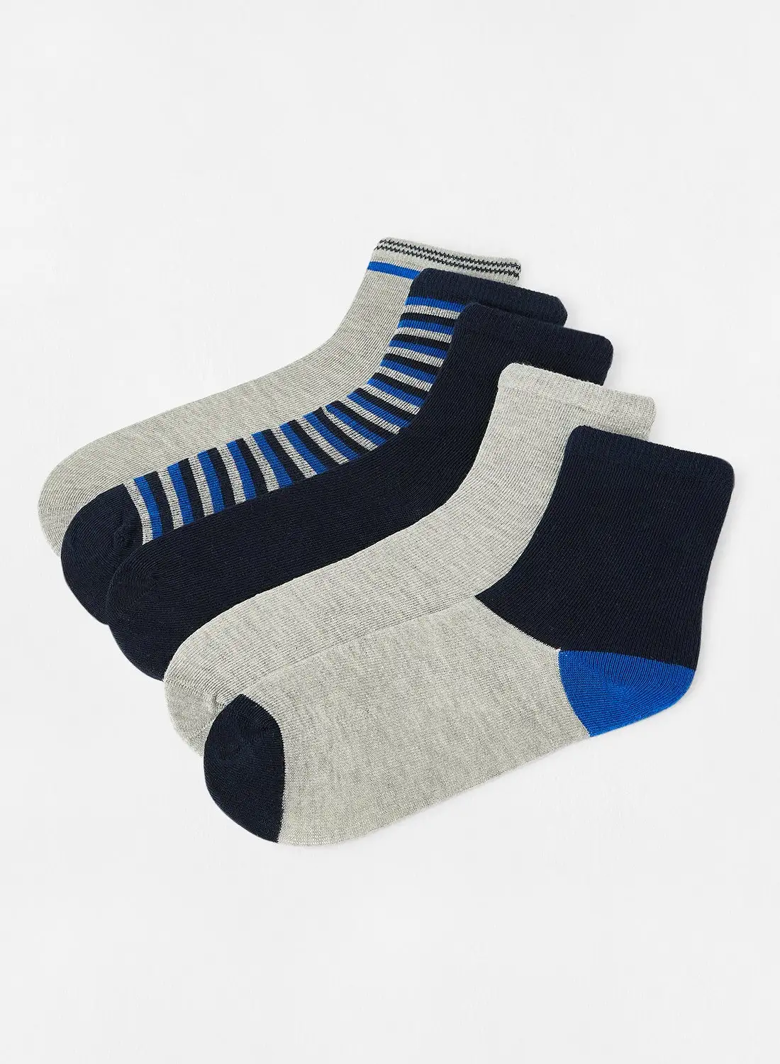 NAME IT Kids Socks (Set of 5) Grey