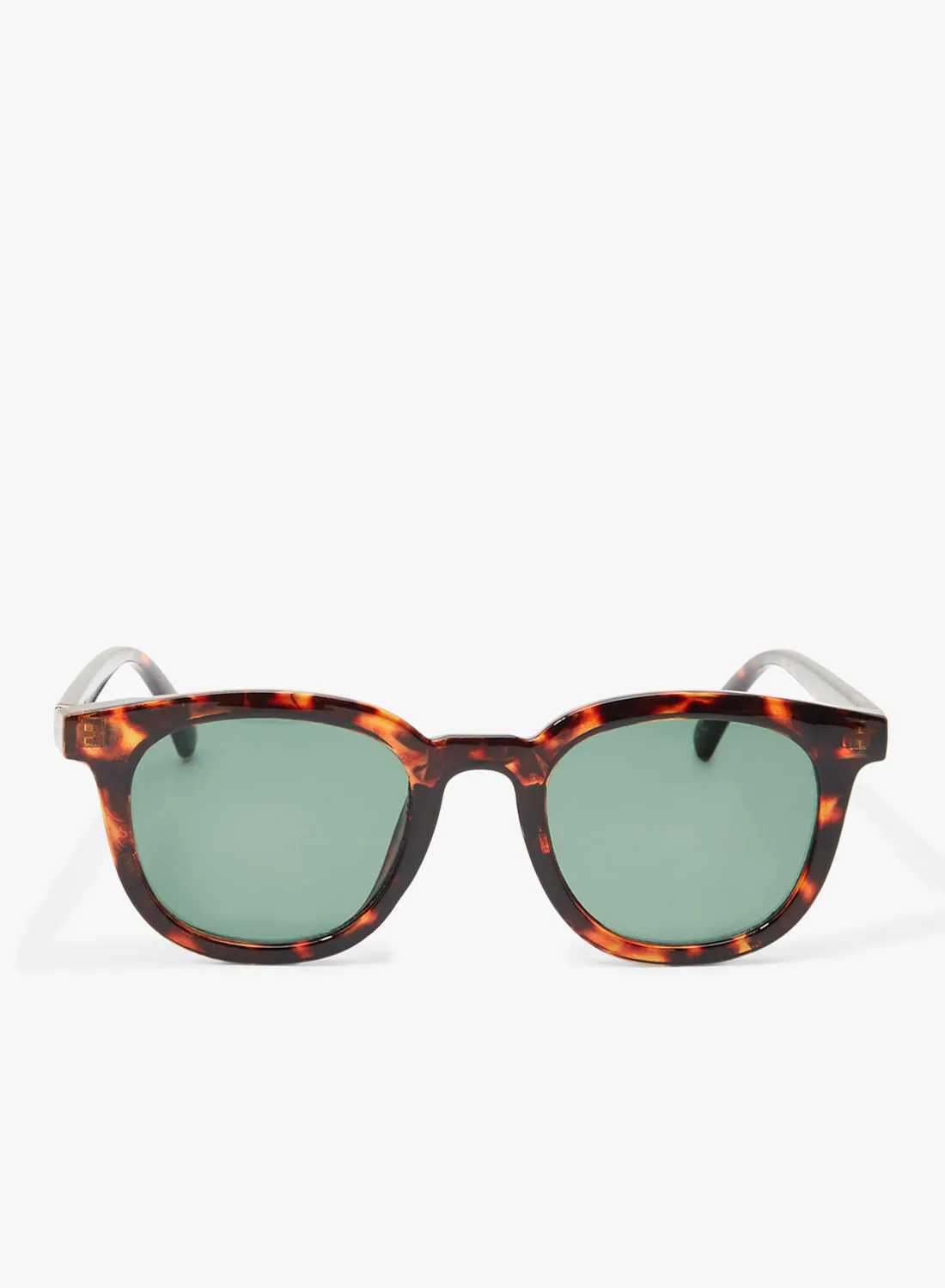 Mango Man Men's Tortoiseshell Detailed Sunglasses Brown