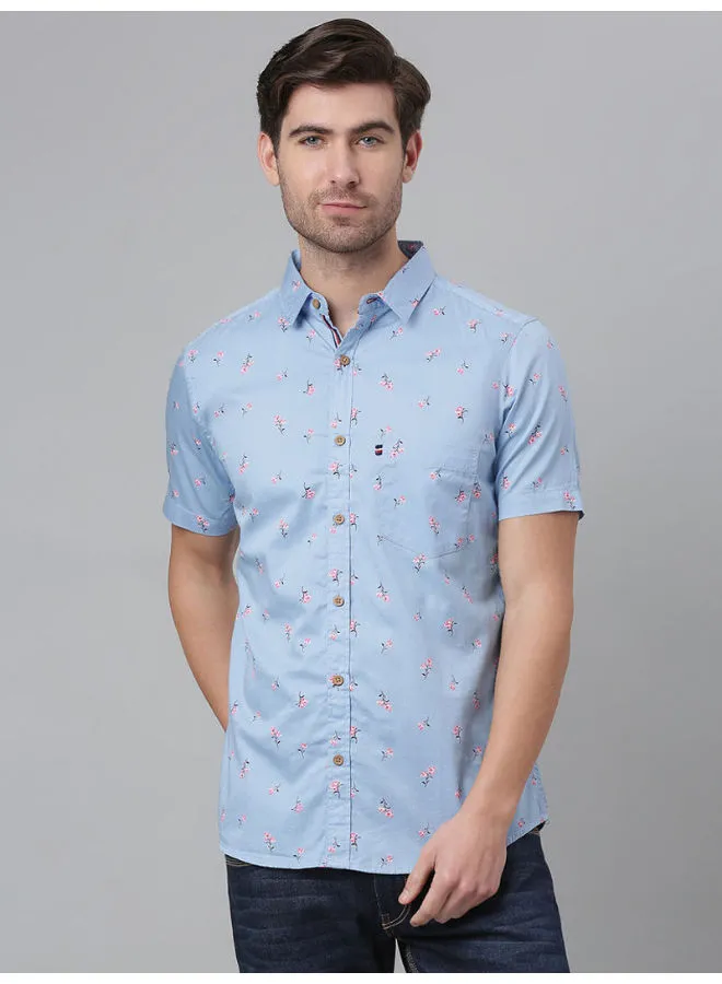 Thomas Scott All-Over Printed Short Sleeve Shirt Carolina