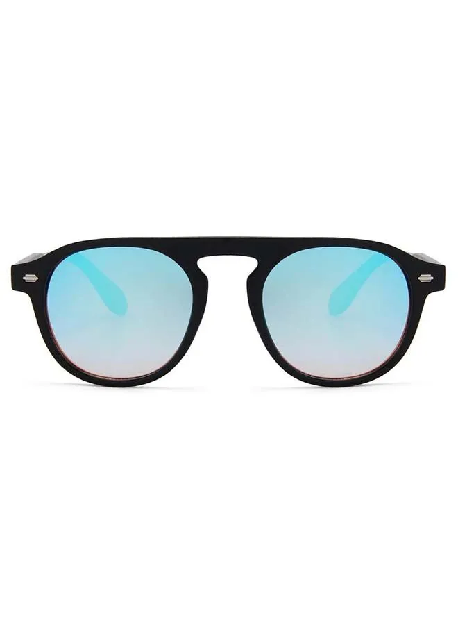 Veil Men's Round UV Protection Sunglasses - Lens Size : 50mm