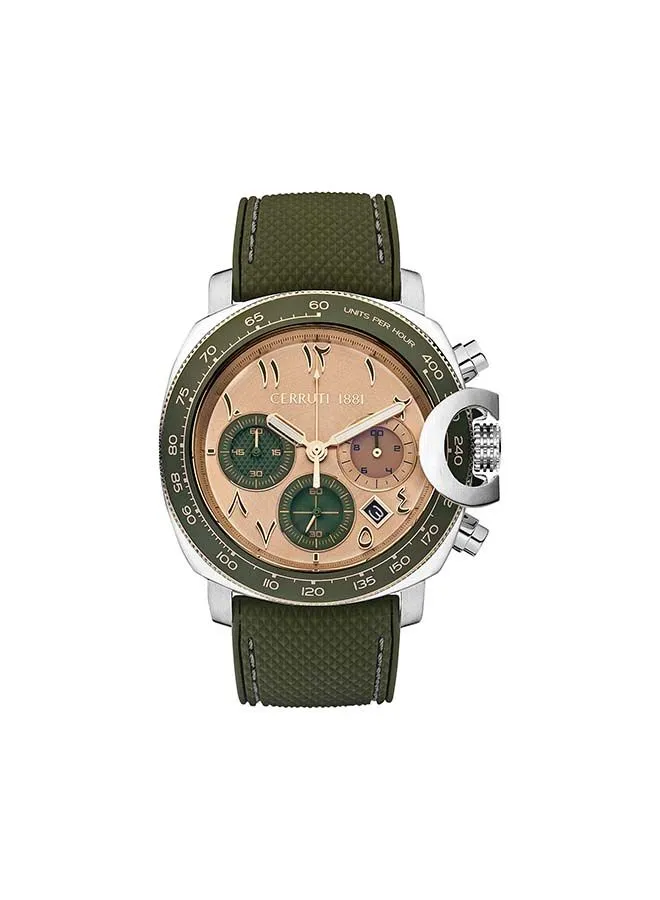 CERRUTI 1881 POSITANO Round Analog Wrist Watch CIWGO2206804 - 53 mm - Green