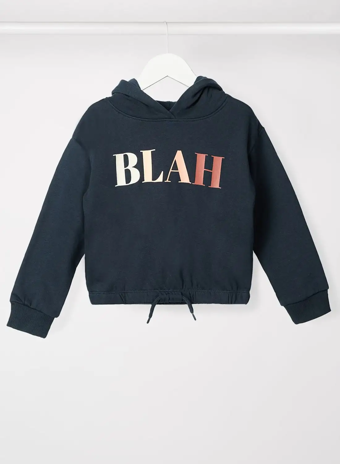 NAME IT Kids Slogan Hoodie