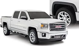 Bushwacker OE Style Factory Front & Rear Fender Flares | 4-Piece Set, Black, Smooth Finish | 40962-02 | Fits 2014-2015 GMC Sierra 1500 w/ 5.8' Bed