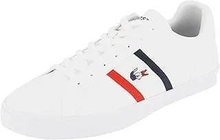 Lacoste Lerond Men's Sneakers, White/Navy/Red, 46 EU