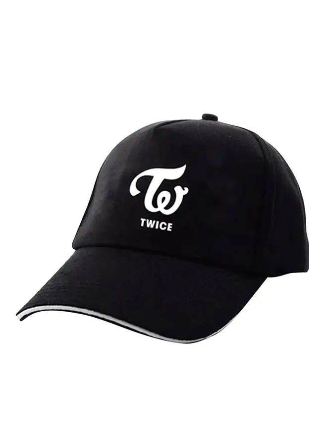 Generic Printed Baseball Cap Black