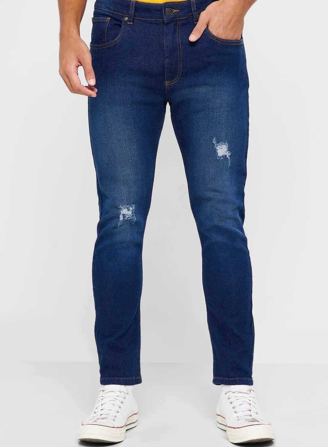 Seventy Five Skinny Fit Washed Jean