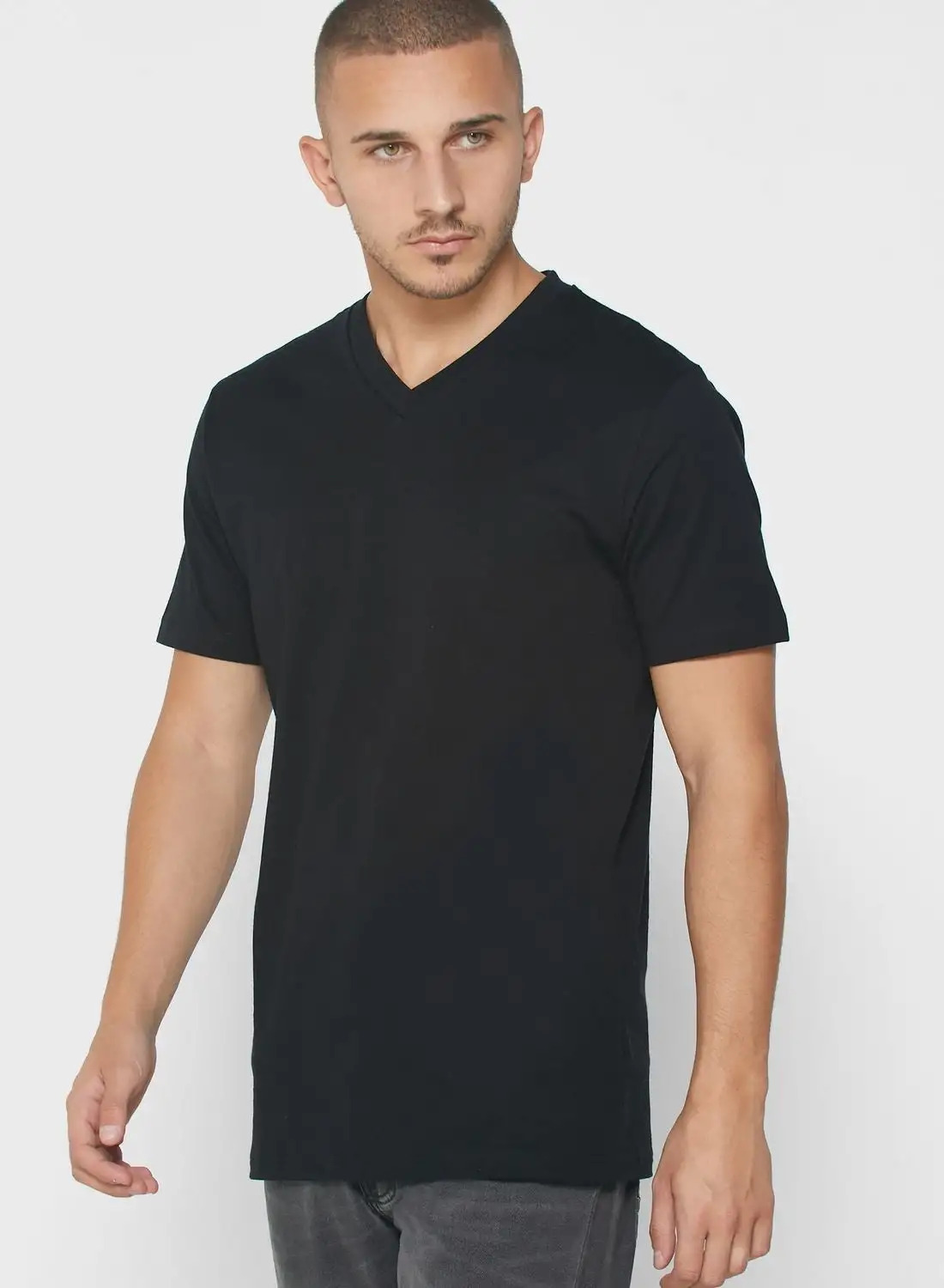 Seventy Five Basics Essential V Neck T-shirt