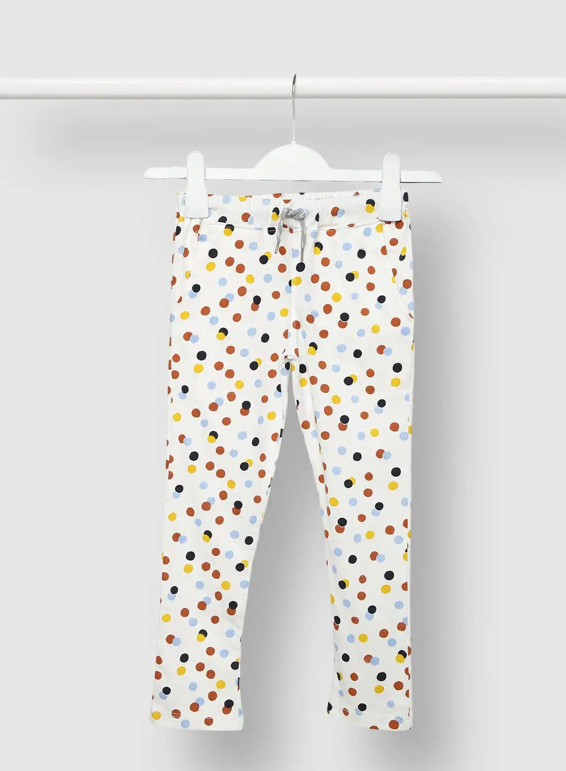 RAHA Boys Printed Cotton Casual Sweatpants Red / Yellow