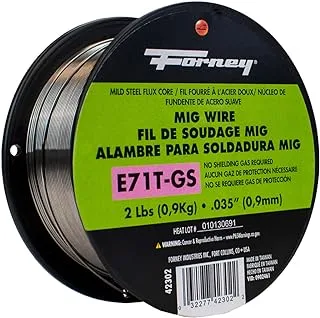 Forney 42302 Flux Core Mig Wire, Red