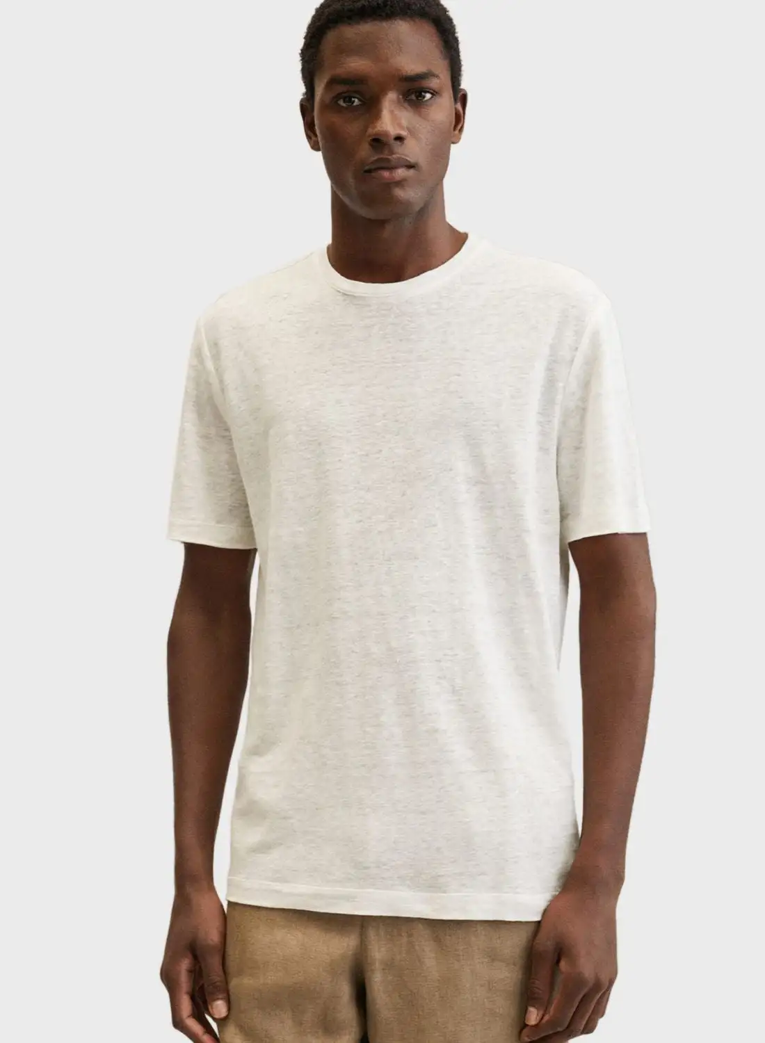 Mango Man Essential Crew Neck T-Shirt