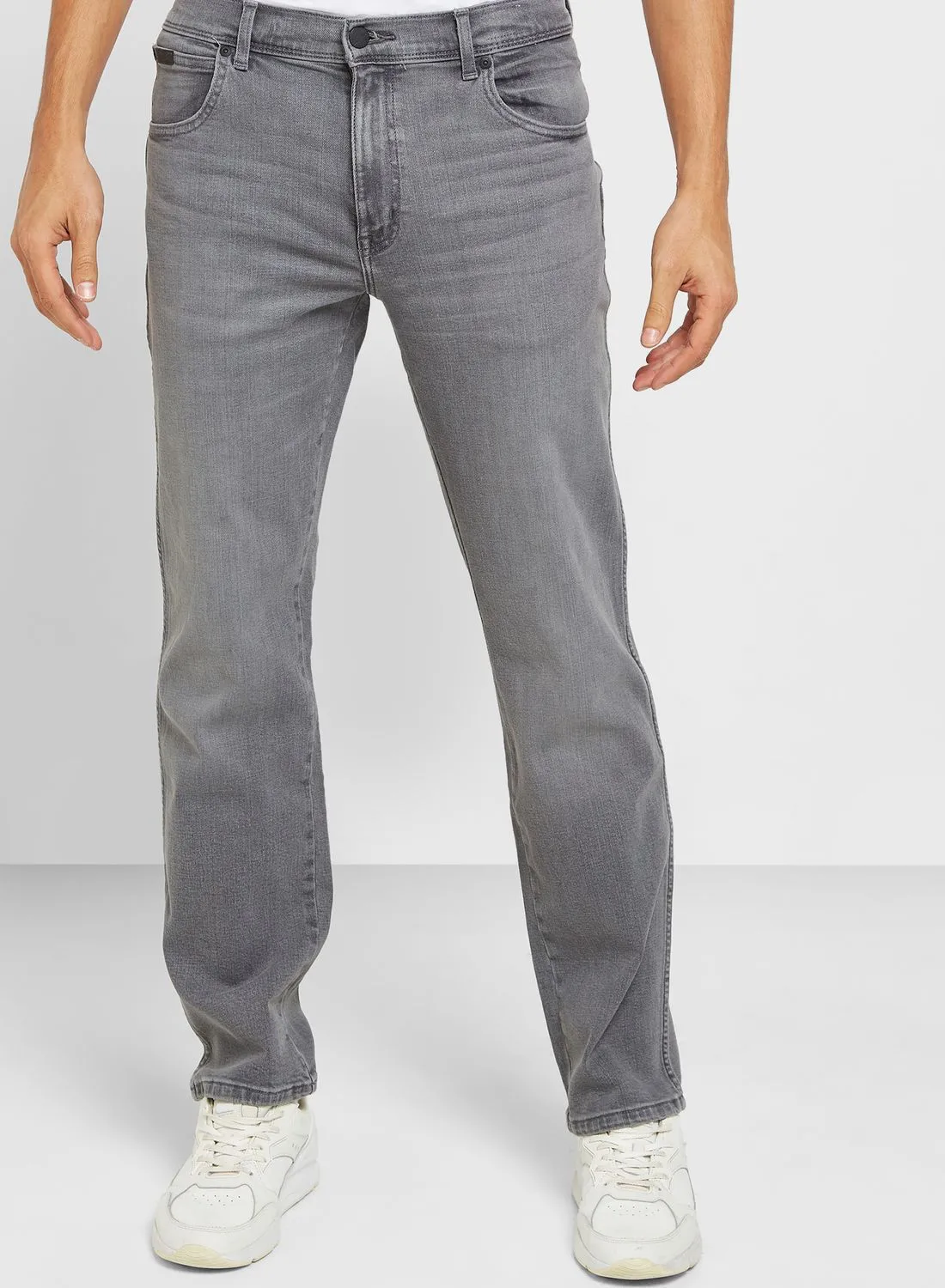 Wrangler Mid Wash Straight Fit Jeans