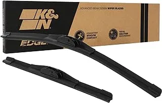 K&N EDGE Wiper Blades: All Weather Performance, Superior Windshield Contact, Streak-Free Wipe Technology: 24