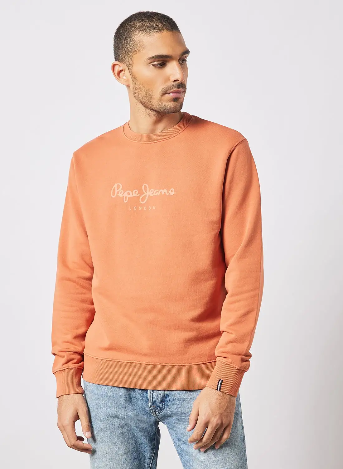 Pepe Jeans LONDON Dylan Logo Sweatshirt Orange