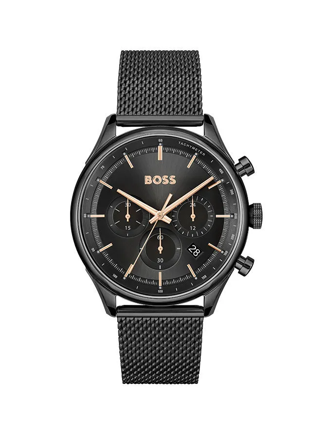 HUGO BOSS Men's Chronograph Round Stainless Steel Wrist Watch 1514065 - 45 mm