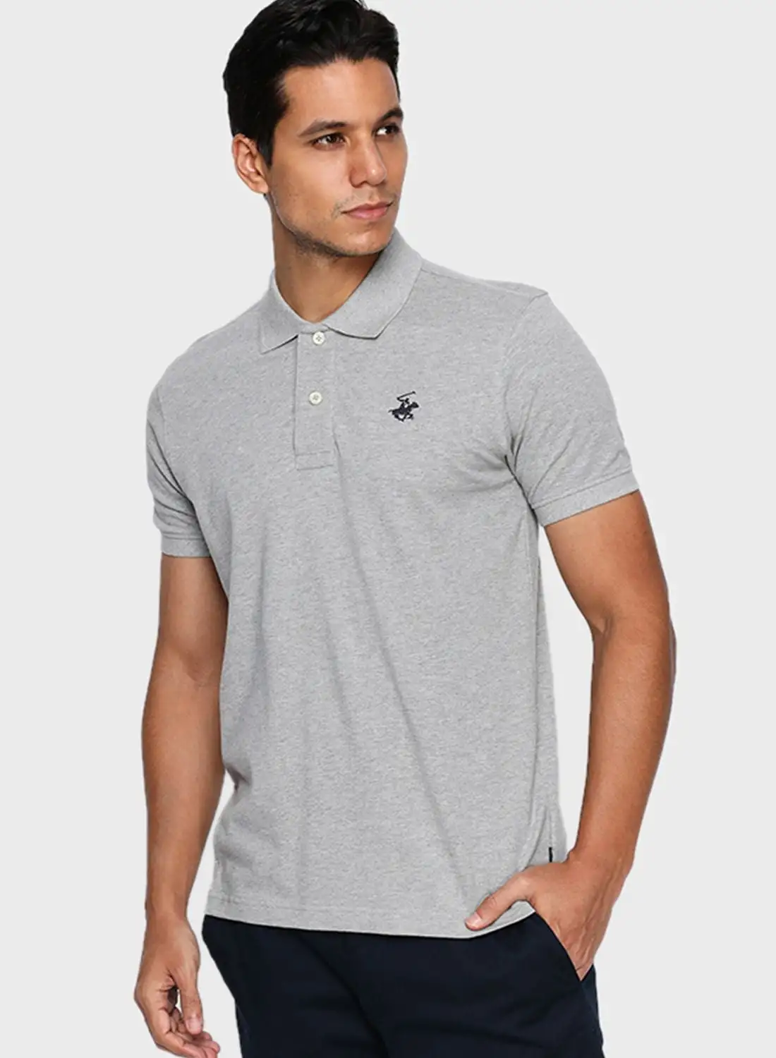 bhpoloclub Embroidered Logo Polo