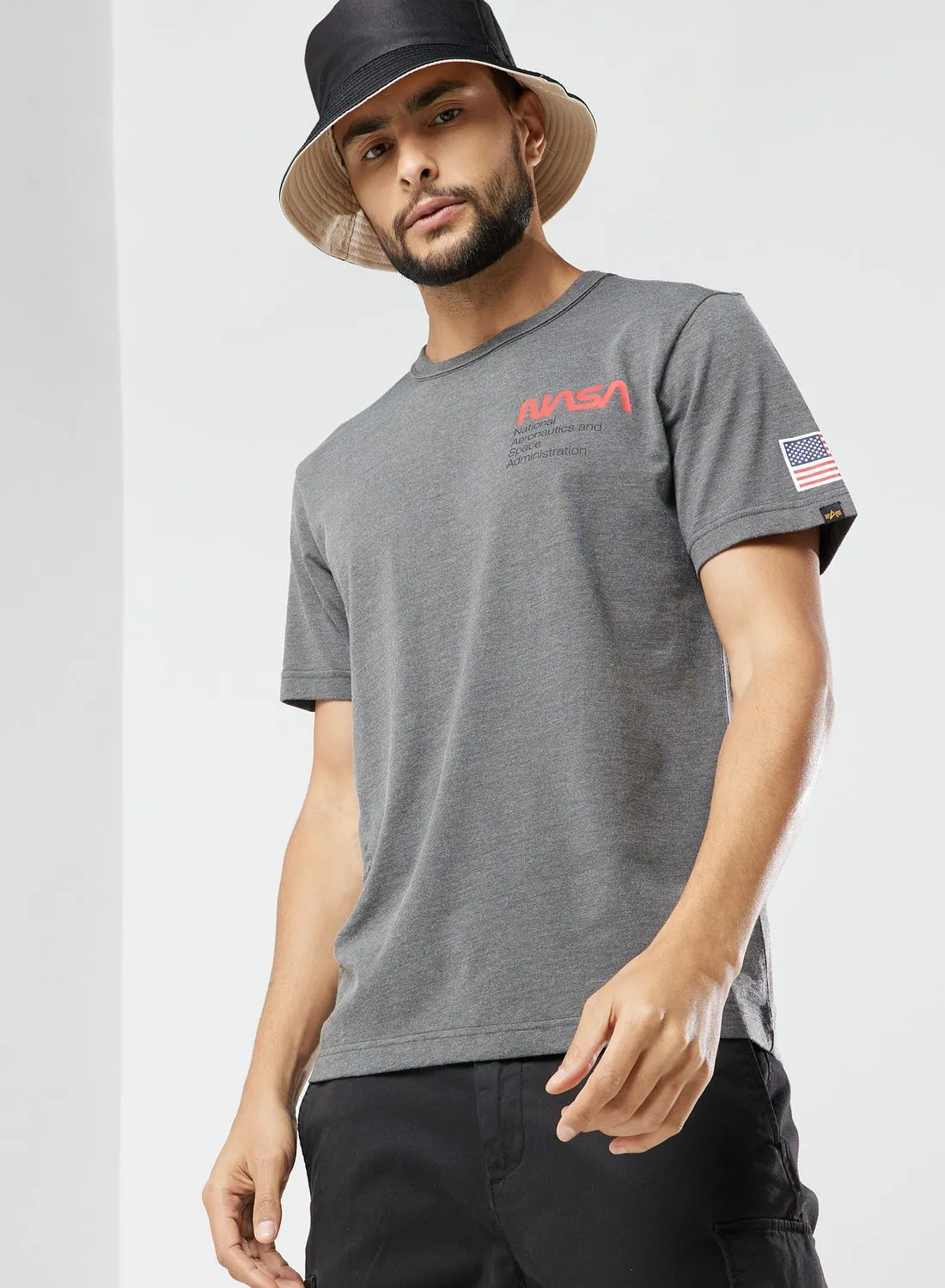 Alpha Industries Nasa Worm Logo T-Shirt