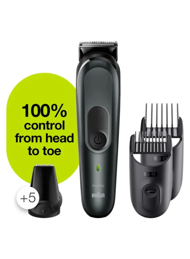 BRAUN 10-In-1 Trimmer 8 Attachments And Gillette ProGlide Razor MGK7331