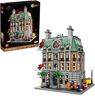 LEGO 76218 Marvel Sanctum Sanctorum, 3-Storey Modular Building Set, with Doctor Strange and Iron Man Minifigures, Infinity Saga Collectible