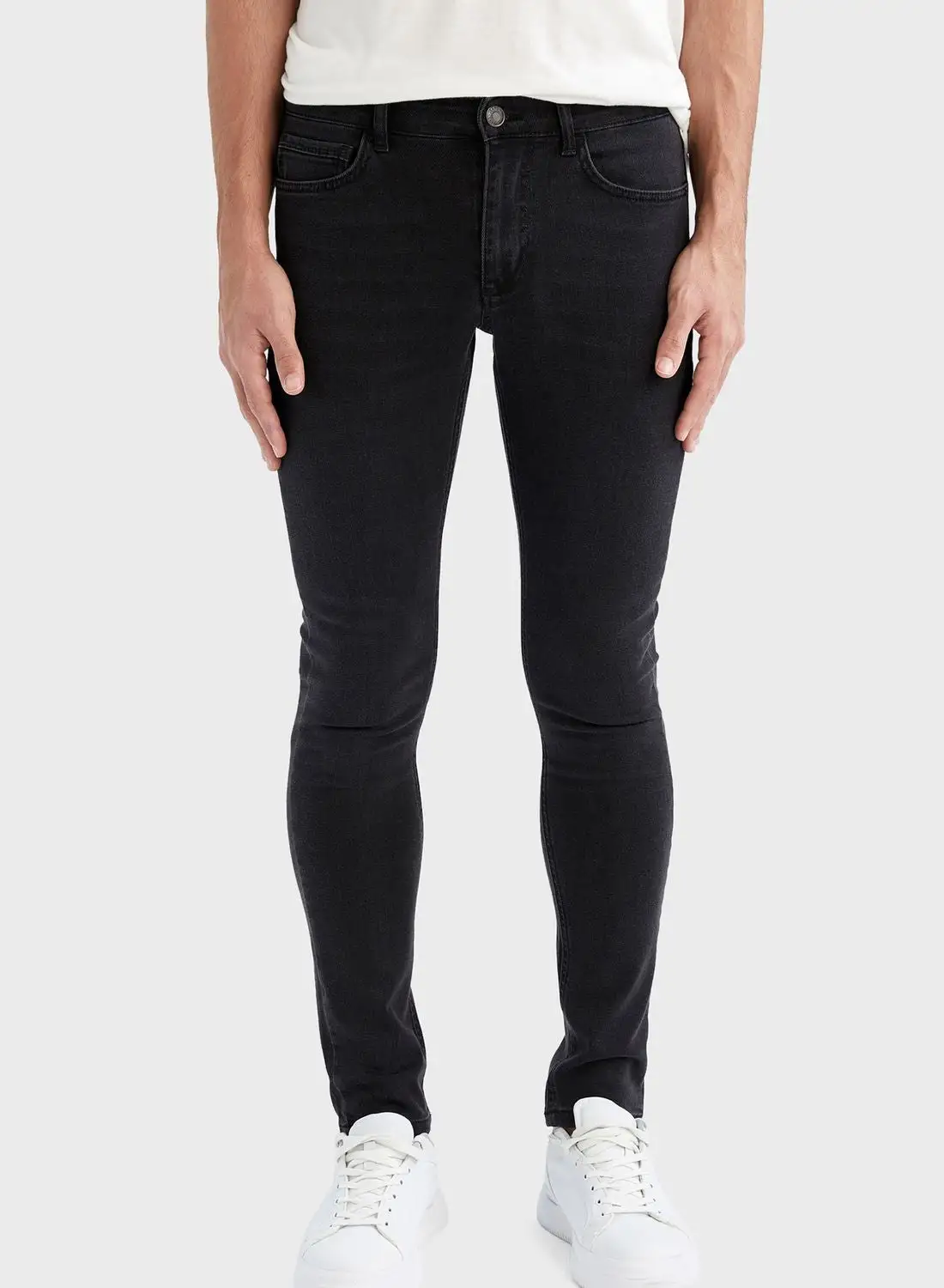 DeFacto Mid Wash Slim Fit Jeans