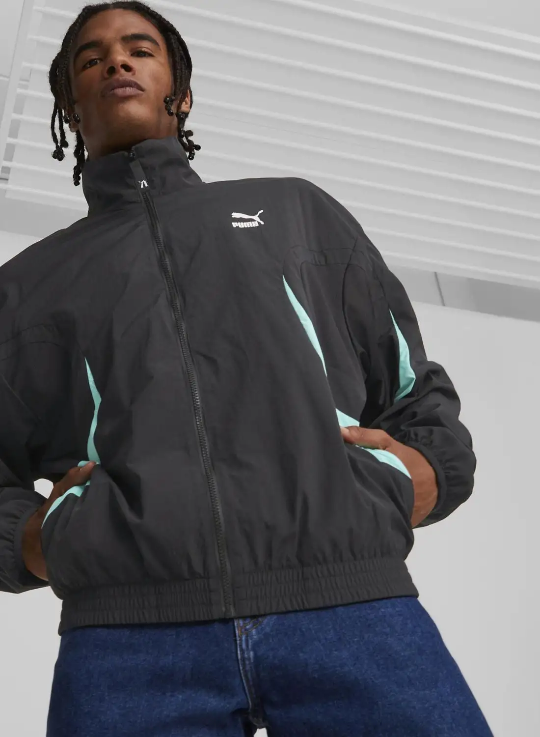 PUMA Logo Woven Track Jacket