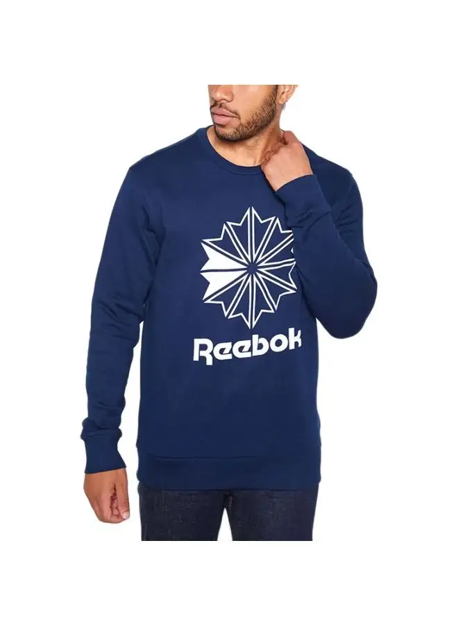 Reebok Classic Big Starcrest Sweatshirt Blue/White