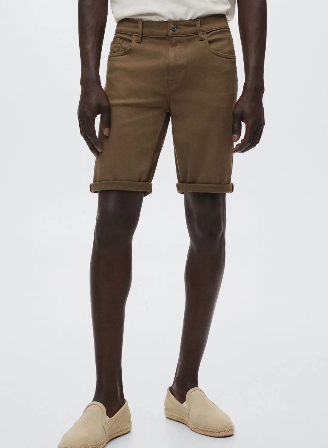 Mango Man Rinse Denim Shorts